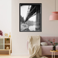 Smith River Bridge, CA State Highway 199 Spanning Smith River, Crescent City vicinity, Del Norte County, CA - 13, Vintage Poster