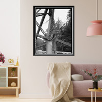 Smith River Bridge, CA State Highway 199 Spanning Smith River, Crescent City vicinity, Del Norte County, CA - 18, Historic Print