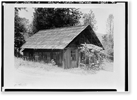 James W. Marshall Cabin, Marshall Monument Road, Coloma, El Dorado County, CA, Historic Reproduction
