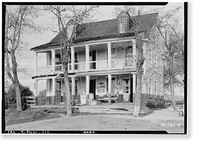 Historic Framed Print, Hotel, Pilot Hill, El Dorado County, CA,  17-7/8" x 21-7/8"