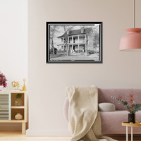 Historic Framed Print, Hotel, Pilot Hill, El Dorado County, CA,  17-7/8" x 21-7/8"