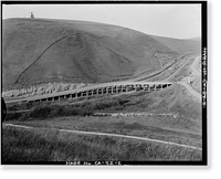 Carroll Overhead Bridge, Altamont Pass Road, Livermore vicinity, Alameda County, CA - 2, Antique Print