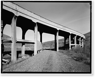 Carroll Overhead Bridge, Altamont Pass Road, Livermore vicinity, Alameda County, CA - 12, Vintage Print