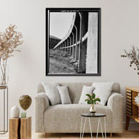 Carroll Overhead Bridge, Altamont Pass Road, Livermore vicinity, Alameda County, CA - 13, Antique Print