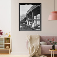 Carroll Overhead Bridge, Altamont Pass Road, Livermore vicinity, Alameda County, CA - 15, Historic Reproduction