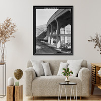 Carroll Overhead Bridge, Altamont Pass Road, Livermore vicinity, Alameda County, CA - 15, Historic Reproduction
