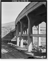 Carroll Overhead Bridge, Altamont Pass Road, Livermore vicinity, Alameda County, CA - 15, Historic Reproduction