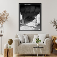 Carroll Overhead Bridge, Altamont Pass Road, Livermore vicinity, Alameda County, CA - 18 Classic, Vintage Wall Art