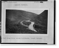 Carroll Overhead Bridge, Altamont Pass Road, Livermore vicinity, Alameda County, CA - 19, Antique Print