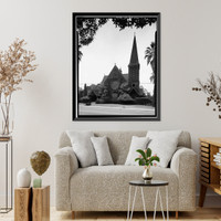 Neighborhood Church, South Pasadena Avenue & West California Boulevard, Pasadena, Los Angeles County, CA, Antique Print