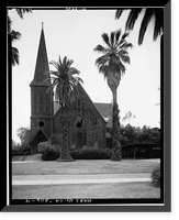 Neighborhood Church, South Pasadena Avenue & West California Boulevard, Pasadena, Los Angeles County, CA - 4, Historic Print