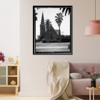 Neighborhood Church, South Pasadena Avenue & West California Boulevard, Pasadena, Los Angeles County, CA - 4, Historic Print