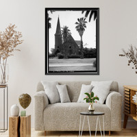 Neighborhood Church, South Pasadena Avenue & West California Boulevard, Pasadena, Los Angeles County, CA - 4, Historic Print