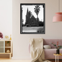 Neighborhood Church, South Pasadena Avenue & West California Boulevard, Pasadena, Los Angeles County, CA - 5, Vintage Wall Art