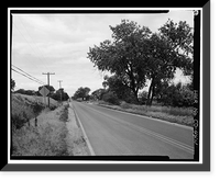 Baseline Bridge, Spanning South Platte River on County Road 168, Brighton vicinity, Adams County, CO, Vintage Print