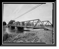 Baseline Bridge, Spanning South Platte River on County Road 168, Brighton vicinity, Adams County, CO - 4 Classic, Historic Reproduction
