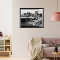 Brantner Ditch, South Platte River, Brighton vicinity, Adams County, CO, Vintage Wall Art
