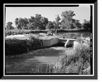Brantner Ditch, South Platte River, Brighton vicinity, Adams County, CO, Vintage Wall Art