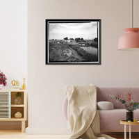 Burlington Ditch, South Platte River Drainage Area, Water District N, Brighton vicinity, Adams County, CO - 6, Antique Wall Art