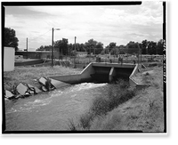Burlington Ditch, South Platte River Drainage Area, Water District N, Brighton vicinity, Adams County, CO - 7, Vintage Poster