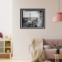 Historic Framed Print, Rocky Mountain Arsenal, Bounded by Ninety-sixth Avenue & Fifty-sixth Avenu, Commerce City, Adams County, CO,  17-7/8" x 21-7/8"