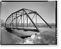 Hotchkiss Bridge, Spanning North Fork River on County Road 3400, Hotchkiss vicinity, Delta County, CO - 4, Vintage Poster