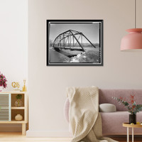Hotchkiss Bridge, Spanning North Fork River on County Road 3400, Hotchkiss vicinity, Delta County, CO - 4, Vintage Poster