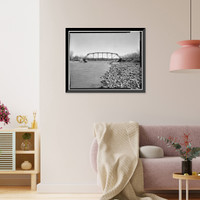 Hotchkiss Bridge, Spanning North Fork River on County Road 3400, Hotchkiss vicinity, Delta County, CO - 5, Antique Wall Art
