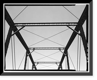 Hotchkiss Bridge, Spanning North Fork River on County Road 3400, Hotchkiss vicinity, Delta County, CO - 8, Vintage Wall Art