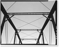 Hotchkiss Bridge, Spanning North Fork River on County Road 3400, Hotchkiss vicinity, Delta County, CO - 8, Vintage Wall Art