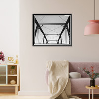 Hotchkiss Bridge, Spanning North Fork River on County Road 3400, Hotchkiss vicinity, Delta County, CO - 8, Vintage Wall Art