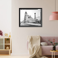 Historic Framed Print, Tivoli-Union Brewery, 1320-1348 Tenth Street, Denver, Denver County, CO,  17-7/8" x 21-7/8"