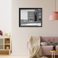 Historic Framed Print, West Wazee Street Warehouse District, 1123 Wazee Street (Commercial Building), Denver, Denver County, CO,  17-7/8" x 21-7/8"