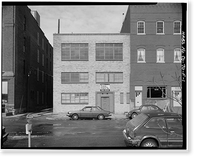 Historic Framed Print, West Wazee Street Warehouse District, 1225-1233 Wazee Street (Commercial Building), Denver, Denver County, CO,  17-7/8" x 21-7/8"