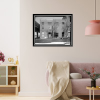 Historic Framed Print, West Wazee Street Warehouse District, Carson Crockery, 1301 Wazee Street, Denver, Denver County, CO,  17-7/8" x 21-7/8"