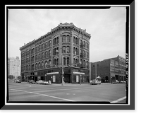 Historic Framed Print, Granite Hotel, Larimer & Fifteenth Streets, Denver, Denver County, CO,  17-7/8" x 21-7/8"