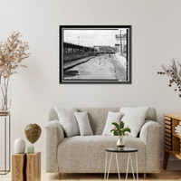 Delgany Street Railroad Bridge, Spanning Cherry Creek at Delgany Street, Denver, Denver County, CO, Vintage Wall Art