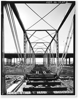 Delgany Street Railroad Bridge, Spanning Cherry Creek at Delgany Street, Denver, Denver County, CO - 5, Historic Reproduction