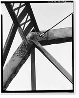 Delgany Street Railroad Bridge, Spanning Cherry Creek at Delgany Street, Denver, Denver County, CO - 6, Historic Print