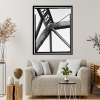 Delgany Street Railroad Bridge, Spanning Cherry Creek at Delgany Street, Denver, Denver County, CO - 6, Historic Print