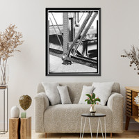 Delgany Street Railroad Bridge, Spanning Cherry Creek at Delgany Street, Denver, Denver County, CO - 8, Antique Wall Art
