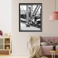 Delgany Street Railroad Bridge, Spanning Cherry Creek at Delgany Street, Denver, Denver County, CO - 8, Antique Wall Art