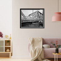 Twentieth Street Viaduct, Spans Platte River Valley between Thirty-third Ave, Denver, Denver County, CO - 8, Antique Poster