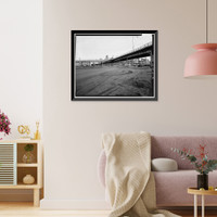 Twentieth Street Viaduct, Spans Platte River Valley between Thirty-third Ave, Denver, Denver County, CO - 16, Vintage Print