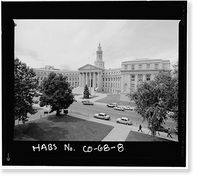 City & County Building, Civic Center, Denver, Denver County, CO - 8, Vintage Print