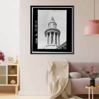 Historic Framed Print, City & County Building, Civic Center, Denver, Denver County, CO - 10,  17-7/8" x 21-7/8"