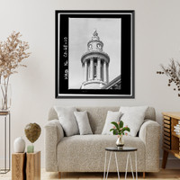 Historic Framed Print, City & County Building, Civic Center, Denver, Denver County, CO - 10,  17-7/8" x 21-7/8"