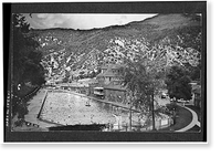 Historic Framed Print, Hot Springs Lodge, Glenwood Springs, Garfield County, CO,  17-7/8" x 21-7/8"