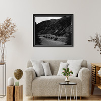 Historic Framed Print, Shoshone Hydroelectric Plant Complex, 60111 U.S. Highway 6, Glenwood Springs, Garfield County, CO - 3,  17-7/8" x 21-7/8"
