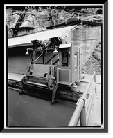 Historic Framed Print, Shoshone Hydroelectric Plant Complex, 60111 U.S. Highway 6, Glenwood Springs, Garfield County, CO - 15,  17-7/8" x 21-7/8"